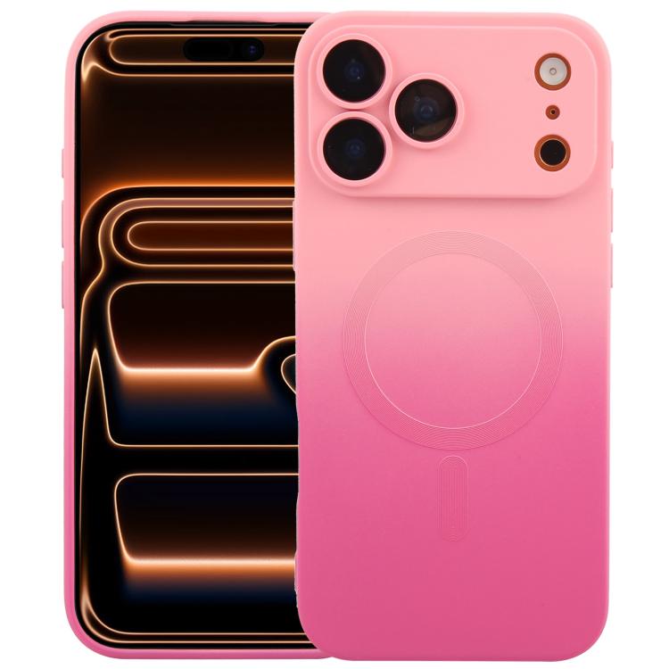 Coque de téléphone MagSafe en silicone TPU liquide dégradé, Pour iPhone 17e / 16e, Pour iPhone 17 Pro Max, Pour iPhone 17 Pro, Pour iPhone 17, Pour iPhone Air, Pour iPhone 16 Pro Max, Pour iPhone 16 Pro, Pour iPhone 16 Plus
