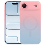Coque de téléphone MagSafe en silicone TPU liquide dégradé, Pour iPhone 17e / 16e, Pour iPhone 17 Pro Max, Pour iPhone 17 Pro, Pour iPhone 17, Pour iPhone Air, Pour iPhone 16 Pro Max, Pour iPhone 16 Pro, Pour iPhone 16 Plus