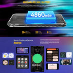 Ulefone Armor X12 Pro, téléphone robuste certifié IP68/IP69K, écran 5,45 pouces, Android 15, processeur octa-core MediaTek Helio G36, réseau : 4G, NFC, 4 Go de RAM + 64 Go de stockage