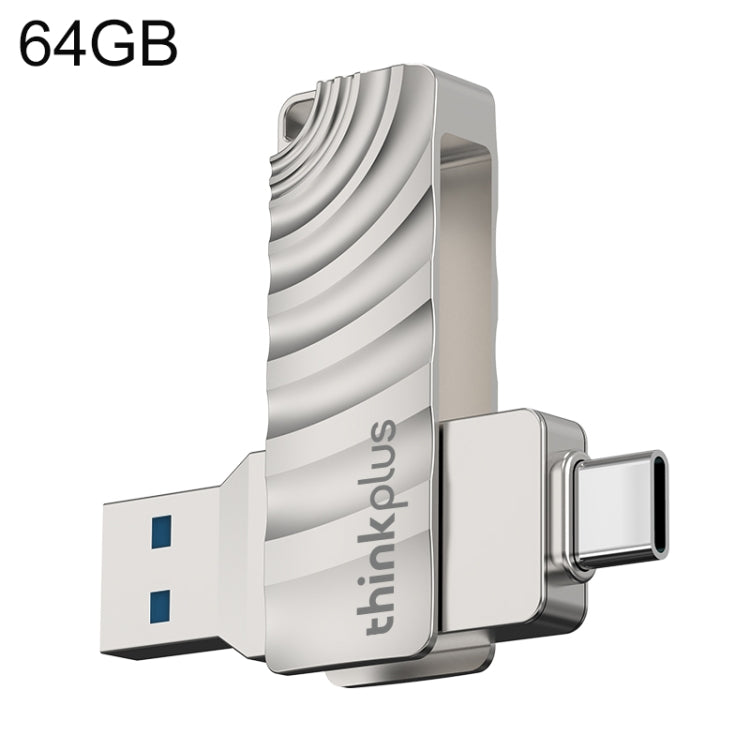 Clé USB Lenovo Thinkplus MU232 USB 3.2 + USB-C / Type-C double tête, 64 Go, 128 Go, 256 Go