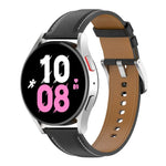 Leather Replacement Watch Band, For Samsung Galaxy Watch 6 / 6 Classic