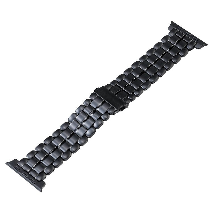 Bracelet de montre en acier titane à cinq perles, pour Apple Watch Series 6 44mm, pour Apple Watch Series 5 44mm, pour Apple Watch Series 5 40mm, pour Apple Watch Series 4 44mm, pour Apple Watch 42mm, pour Apple Watch Series 3 38mm, pour Apple Watch 38mm