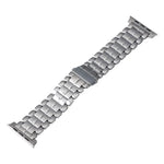 Bracelet de montre en acier titane à cinq perles, pour Apple Watch Series 6 44mm, pour Apple Watch Series 5 44mm, pour Apple Watch Series 5 40mm, pour Apple Watch Series 4 44mm, pour Apple Watch 42mm, pour Apple Watch Series 3 38mm, pour Apple Watch 38mm