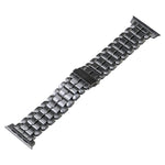 Bracelet de montre en acier titane à cinq perles, pour Apple Watch Series 6 44mm, pour Apple Watch Series 5 44mm, pour Apple Watch Series 5 40mm, pour Apple Watch Series 4 44mm, pour Apple Watch 42mm, pour Apple Watch Series 3 38mm, pour Apple Watch 38mm