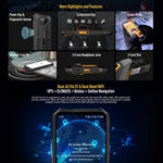 Ulefone Armor X13, téléphone robuste IP68/IP69K, écran 6,52 pouces, Android 15, processeur octa-core MediaTek Helio G36, réseau : 4G, NFC, OTG, 6 Go + 64 Go