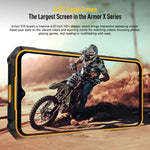 Ulefone Armor X13, téléphone robuste IP68/IP69K, écran 6,52 pouces, Android 15, processeur octa-core MediaTek Helio G36, réseau : 4G, NFC, OTG, 6 Go + 64 Go
