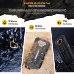 Ulefone Armor X13, téléphone robuste IP68/IP69K, écran 6,52 pouces, Android 15, processeur octa-core MediaTek Helio G36, réseau : 4G, NFC, OTG, 6 Go + 64 Go