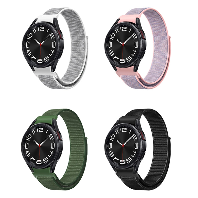 Bracelet de montre en nylon tressé, pour Samsung Galaxy Watch 7 / 6