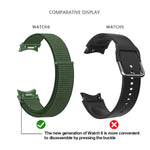 Bracelet de montre en nylon tressé, pour Samsung Galaxy Watch 7 / 6