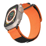 AW Nylon Two-Section Watch Band, For Apple Watch Series 10 46mm, For Apple Watch Series 10 42mm, For Apple Watch SE 2023 44mm, For Apple Watch SE 2023 40mm, For Apple Watch Ultra 2 49mm, For Apple Watch Series 9 45mm, For Apple Watch Series 9 41mm     ...