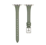 Bracelet de montre en cuir véritable fin en forme de T, pour Apple Watch Series 9 41mm, pour Apple Watch Ultra 49mm, pour Apple Watch Series 8 41mm, pour Apple Watch Series 8 45mm, pour Apple Watch SE 2022 40mm, pour Apple Watch SE 2022 44mm
