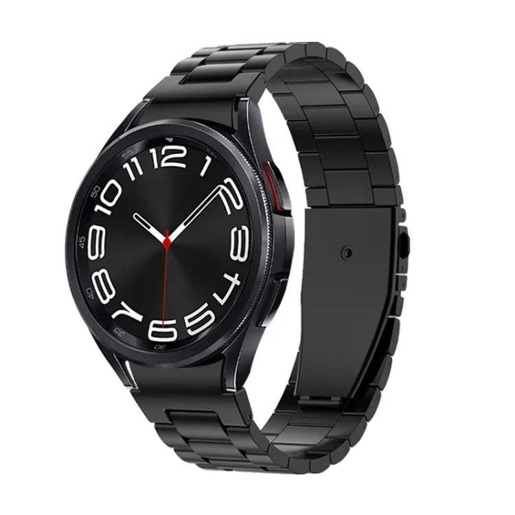 Bracelet de montre en métal à trois maillons, pour Samsung Galaxy Watch 6