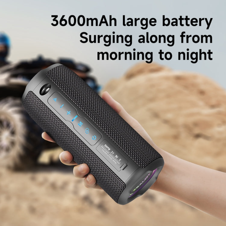 Enceinte Bluetooth sans fil portable extérieure Zealot S49 Pro 20W avec lumière RVB, S49 Pro