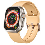 Bracelet de montre en silicone à boucle ardillon, pour Apple Watch Ultra 49 mm