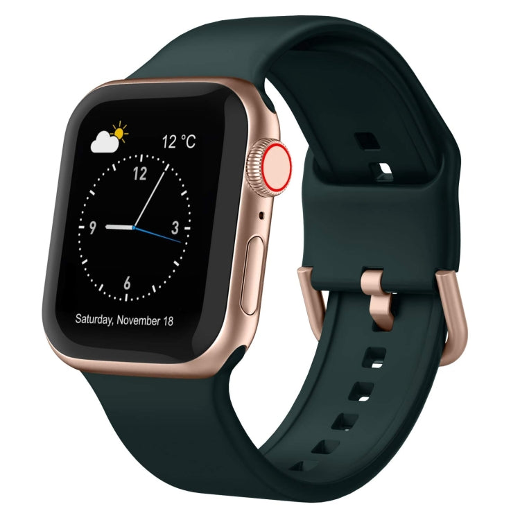 Bracelet de montre en silicone à boucle ardillon, pour Apple Watch Ultra 49 mm