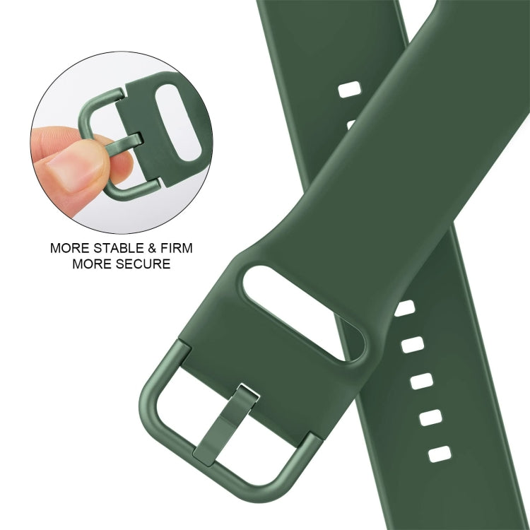 Bracelet de montre en silicone à boucle ardillon, pour Apple Watch 38 mm