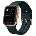 Pin Buckle Silicone Watch Band, For Apple Watch Series 3 42mm