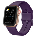 Bracelet de montre en silicone à boucle ardillon, pour Apple Watch SE 2023 44mm