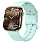 Bracelet de montre en silicone à boucle ardillon, pour Apple Watch Series 10 46mm