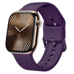 Bracelet de montre en silicone à boucle ardillon, pour Apple Watch Series 10 46mm