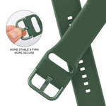 Pin Buckle Silicone Watch Band, For Apple Watch Series 10 42mm