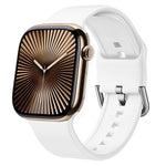 Pin Buckle Silicone Watch Band, For Apple Watch Series 10 42mm