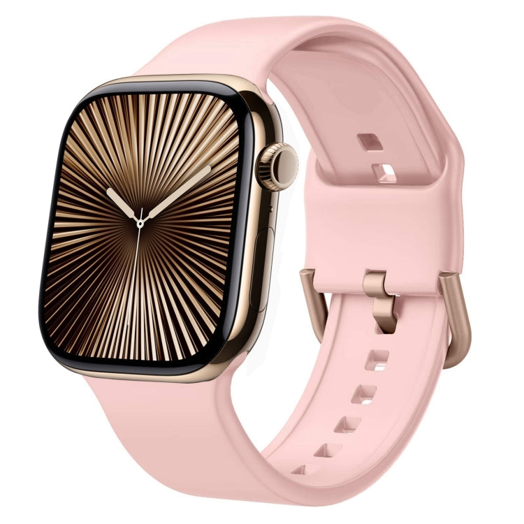 Pin Buckle Silicone Watch Band, For Apple Watch Series 10 42mm
