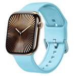 Pin Buckle Silicone Watch Band, For Apple Watch Series 10 42mm