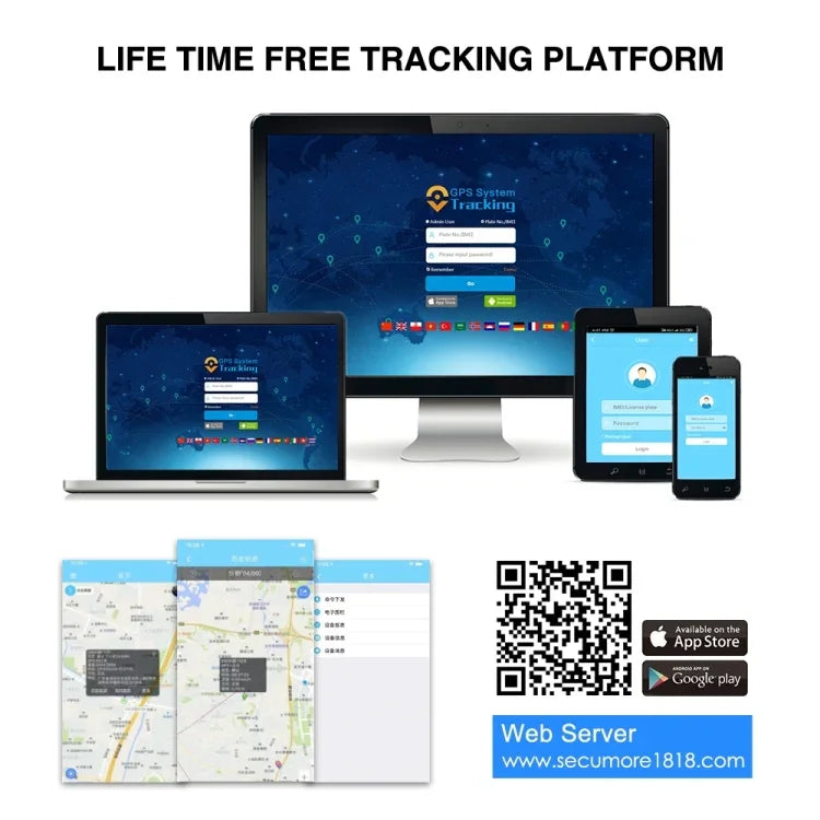 Traceur GPS C26, suivi par satellite, alarme antivol pour voiture, peut couper le pétrole et l'alimentation, 9-36V