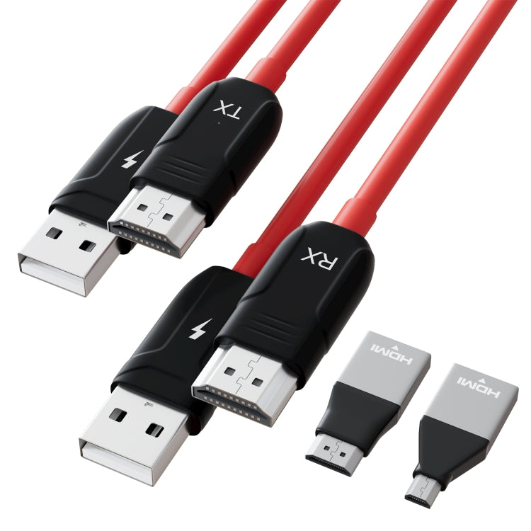 THT-020-8 Kit de Partage d'Écran Sans Fil Émetteur HDMI 4 en 1, THT-020-8