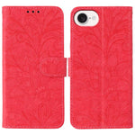 Étui de téléphone en cuir gaufré de fleur de dentelle, pour iPhone 17e / 16e, pour iPhone 17 Pro Max, pour iPhone 17 Pro, pour iPhone 17, pour iPhone Air, pour iPhone 16 Pro Max, pour iPhone 16 Pro, pour iPhone 16 Plus