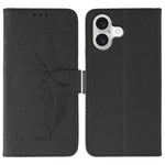 Coque de téléphone en cuir avec motif plume et texture litchi, Pour iPhone 17 Pro Max, Pour iPhone 17 Pro, Pour iPhone 17, Pour iPhone Air, Pour iPhone 15 Pro Max, Pour iPhone 15 Pro, Pour iPhone 15 Plus, Pour iPhone 15