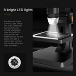 Microscope électronique numérique de bureau P110 50X-1000X avec écran 4,3 pouces, P110