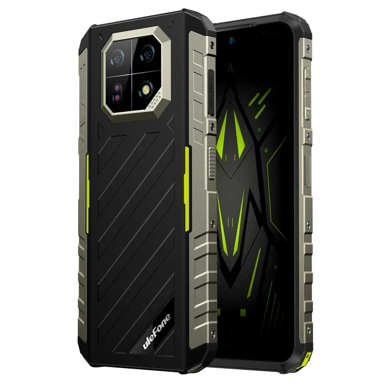Ulefone Armor 22, téléphone robuste certifié IP68/IP69K, écran 6,58 pouces, Android 15, processeur octa-core MediaTek Helio G96, réseau : 4G, NFC, OTG, 8 Go + 128 Go ou 8 Go + 256 Go