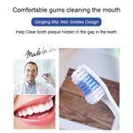 Brosse à dents douce SANXIAO pour nettoyage en profondeur / pc, couleur aléatoire