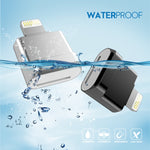 Adaptateur MicroDrive 8 broches vers carte TF, mini lecteur de carte TF pour iPhone & iPad, lecteur de carte