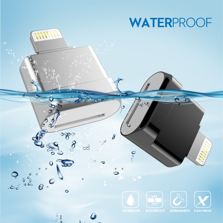Adaptateur MicroDrive 8 broches vers carte TF, mini lecteur de carte TF pour iPhone & iPad, lecteur de carte