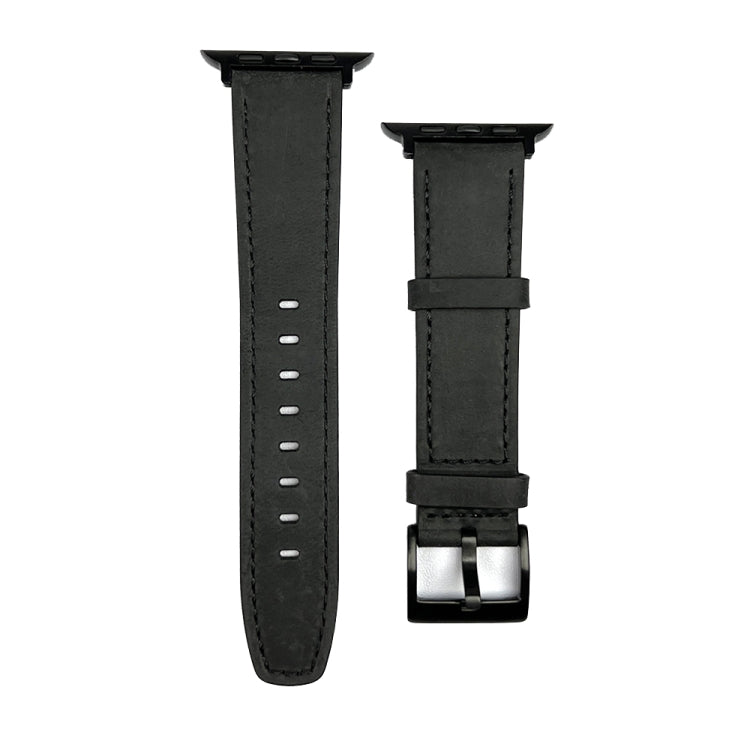 Retro Texture Leather Watch Band, For Apple Watch Ultra 49mm, For Apple Watch SE 2023 44mm, For Apple Watch SE 2023 40mm, For Apple Watch 8 41mm, For Apple Watch 8 45mm, For Apple Watch Ultra 2 49mm, For Apple Watch 9 45mm, For Apple Watch SE 2022 40mm...