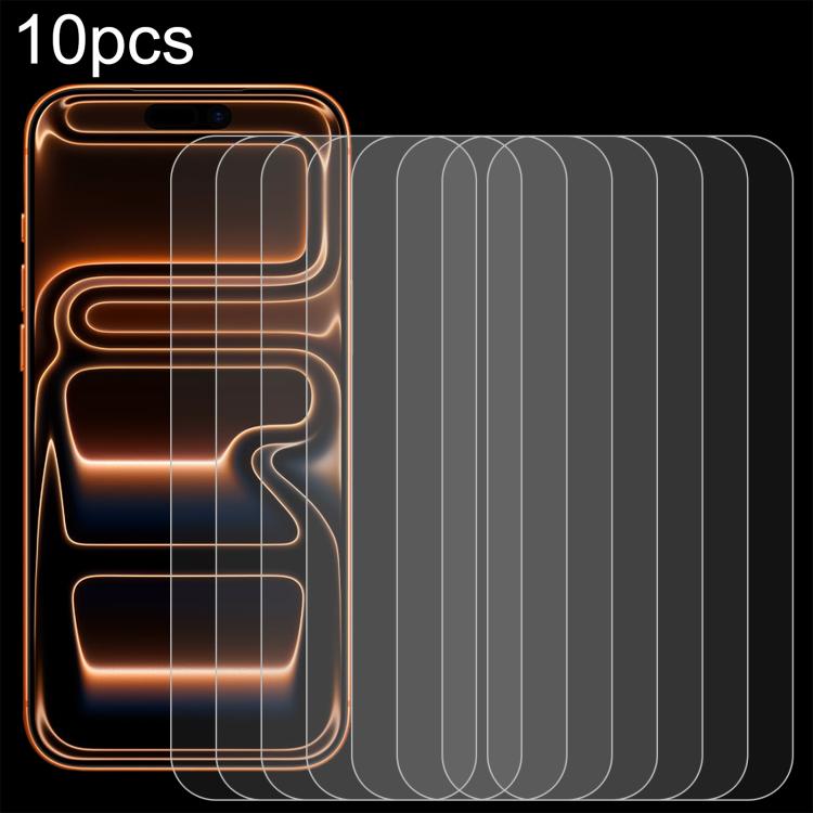 10 Films en Verre Trempé 0.26mm 9H 2.5D, Pour iPhone 17 Pro Max, Pour iPhone 17 / 17 Pro, Pour iPhone Air, Pour iPhone 16 Pro Max, Pour iPhone 16 Pro, Pour iPhone 16, Pour iPhone 16 Plus, Pour iPhone 15 Plus / 15 Pro Max, Pour iPhone 15 / 15 Pro