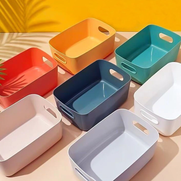 5 paniers de rangement de bureau pour snacks, paniers de rangement portables de cuisine, boîtes de rangement de divers articles, 30,5x20,5x12 cm