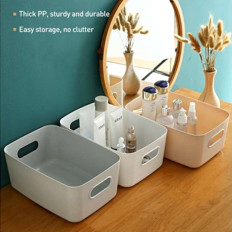 5 paniers de rangement de bureau pour snacks, paniers de rangement portables de cuisine, boîtes de rangement de divers articles, 30,5x20,5x12 cm