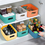 5 paniers de rangement de bureau pour snacks, paniers de rangement portables de cuisine, boîtes de rangement de divers articles, 30,5x20,5x12 cm