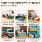 5 paniers de rangement de bureau pour snacks, paniers de rangement portables de cuisine, boîtes de rangement de divers articles, 30,5x20,5x12 cm