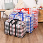 Sacs tissés Sacs de déménagement Sacs d'emballage Sac de rangement pour couette anti-poussière et résistant à l'humidité, 48x32x24cm, 58x42x24cm, 68x50x24cm, 78x55x24cm, 88x50x30cm