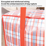 Sacs tissés Sacs de déménagement Sacs d'emballage Sac de rangement pour couette anti-poussière et résistant à l'humidité, 48x32x24cm, 58x42x24cm, 68x50x24cm, 78x55x24cm, 88x50x30cm