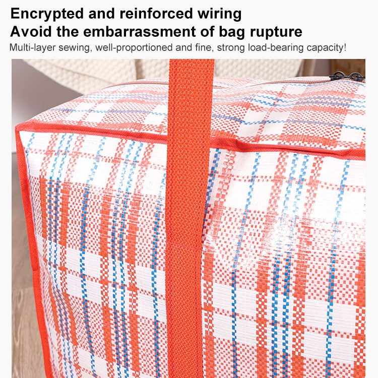 Sacs tissés Sacs de déménagement Sacs d'emballage Sac de rangement pour couette anti-poussière et résistant à l'humidité, 48x32x24cm, 58x42x24cm, 68x50x24cm, 78x55x24cm, 88x50x30cm