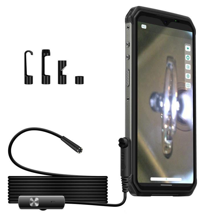Endoscope Ulefone E1 étanche IP67 3 en 1 pour Ulefone Power Armor 21 / 19 / 18T / 16 Pro / 13 / Armor Pad, uSmart E1