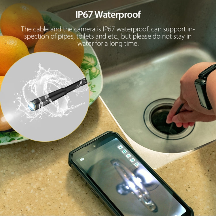 Endoscope Ulefone E1 étanche IP67 3 en 1 pour Ulefone Power Armor 21 / 19 / 18T / 16 Pro / 13 / Armor Pad, uSmart E1