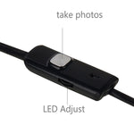 Caméra d'inspection endoscope micro USB étanche AN97 pour tube serpent, fonction OTG pour téléphone Android, avec 6 LED, 5,5mm, 8mm