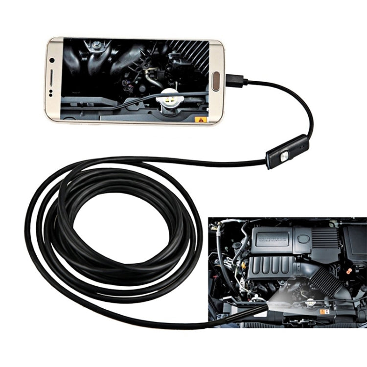 Caméra d'inspection endoscope micro USB étanche AN97 pour tube serpent, fonction OTG pour téléphone Android, avec 6 LED, 5,5mm, 8mm